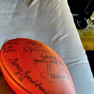 Special collectors edition NFL ON FOX AUTOGRAPHED official Wilson NFL football